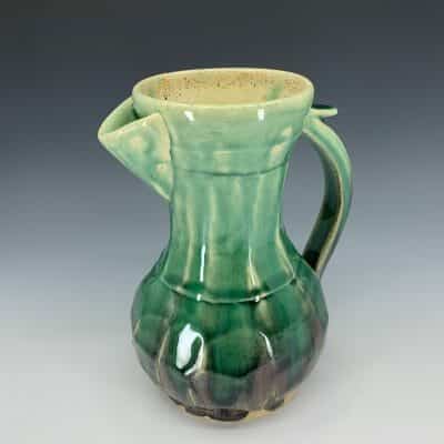 Pitcher - Green candy over black matte