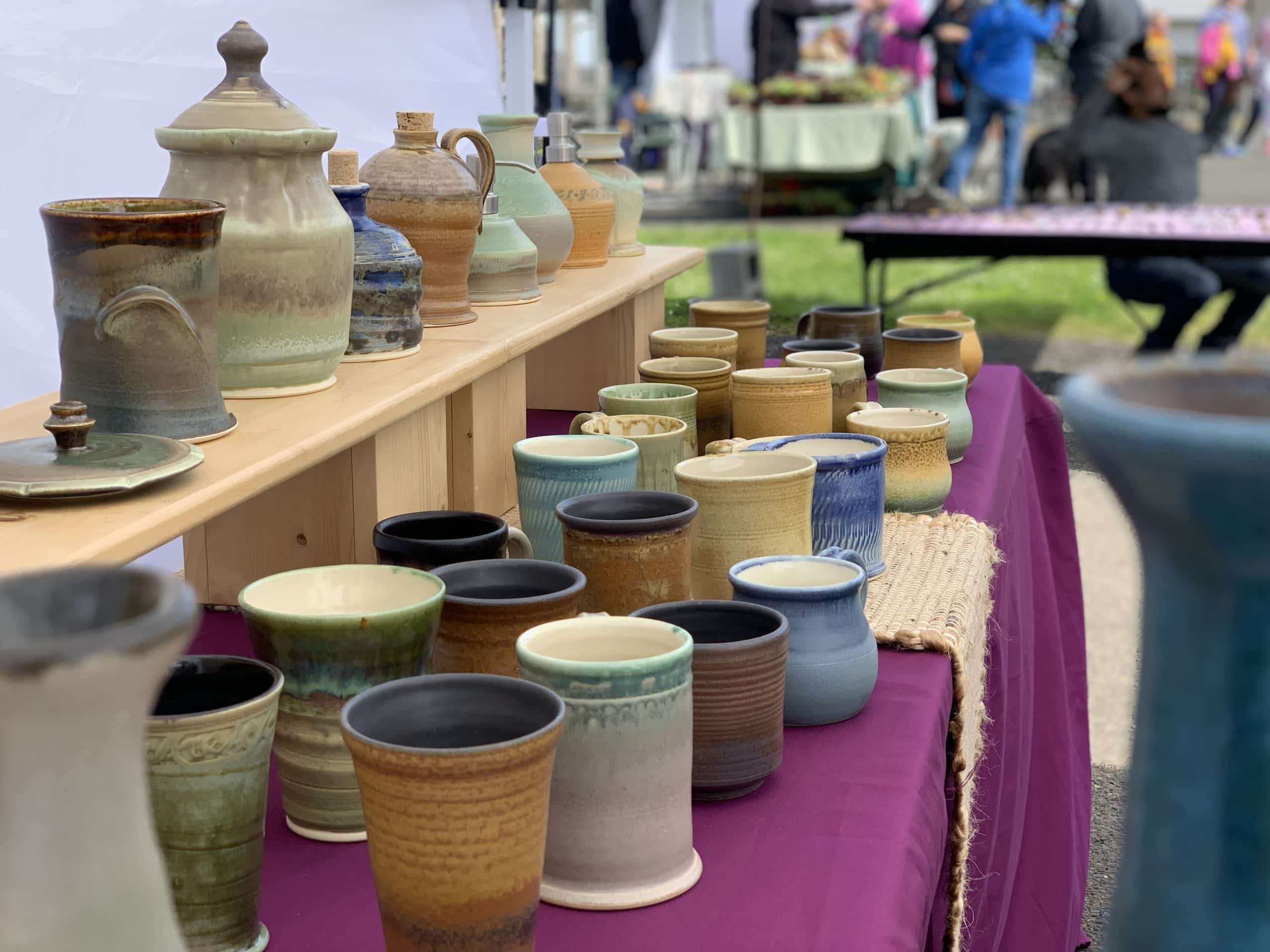 Rasa Clay Works at Yachats Farmers Market